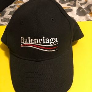 Authentic Balenciaga Embroidered Baseball Cap